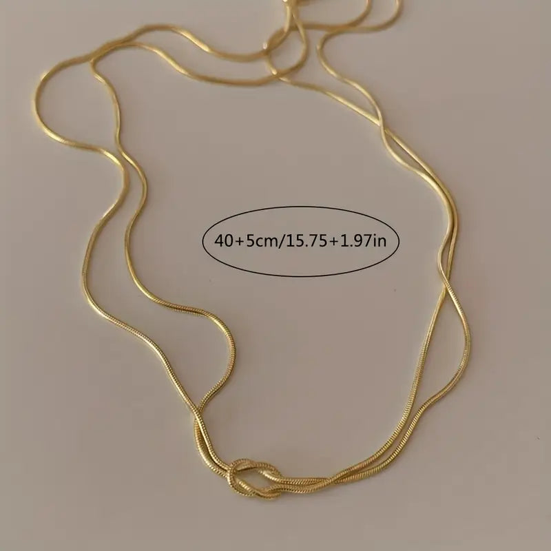 Eterna – Gold Knot Necklace