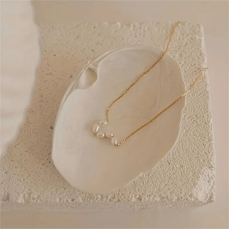 Celeste Five Pearl Chain