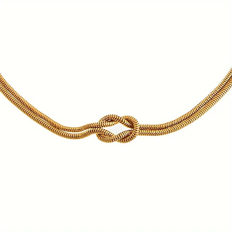 Eterna – Gold Knot Necklace